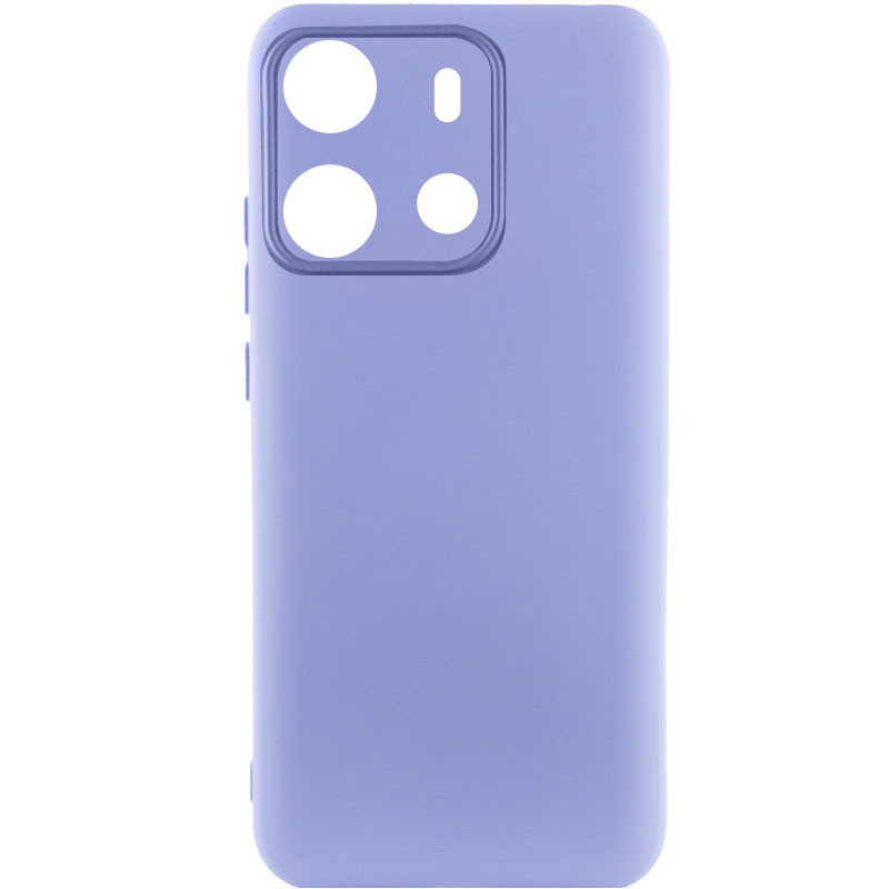 Чехол Silicone Cover Lakshmi Full Camera (A) для Tecno Spark Go 2023 (Сиреневый / Dasheen)