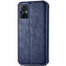 Фото Кожаный чехол-книжка GETMAN Cubic (PU) для Xiaomi Poco M5 (Синий) на vchehle.ua
