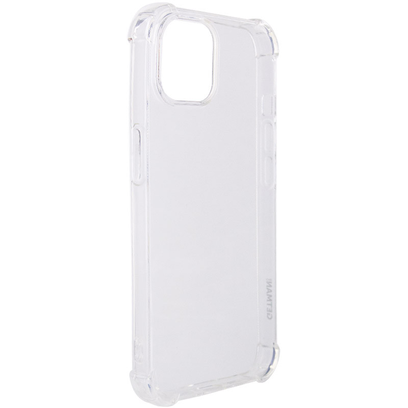 Фото TPU чохол GETMAN Ease logo посилені кути на Apple iPhone 14 (6.1") (Прозорий (прозорий)) на vchehle.ua