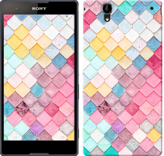 

Чехол Красочная черепица для Sony Xperia T2 Ultra Dual D5322 335027