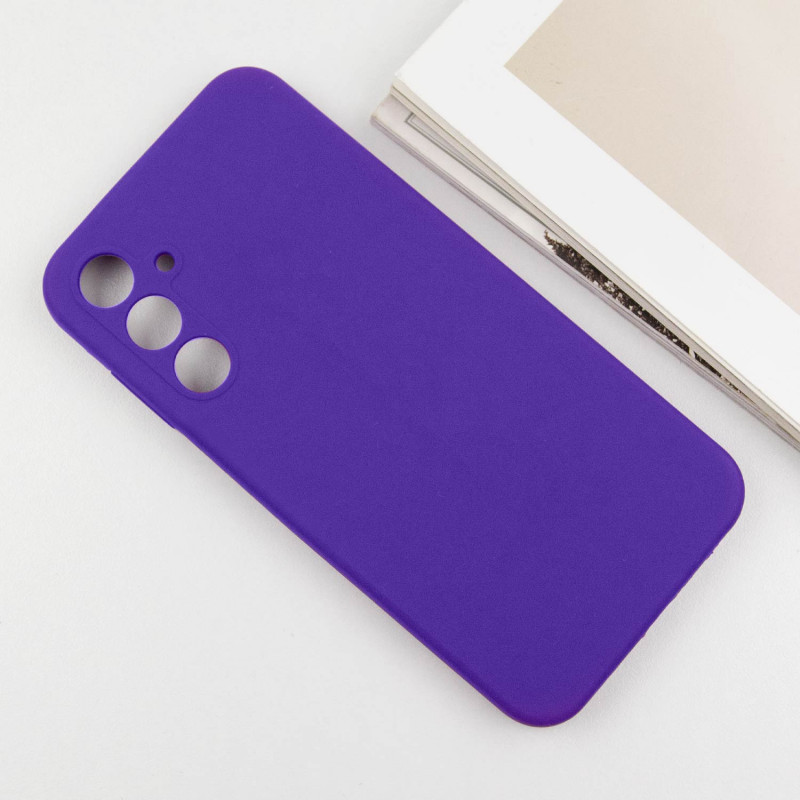 Купить Чехол Silicone Cover Lakshmi Full Camera (AAA) для Samsung Galaxy S24 FE (Фиолетовый / Amethyst) на vchehle.ua