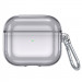 Силиконовый футляр USAMS US-BH740 TPU Protective Cover для наушников AirPods 3 (Transparent black)