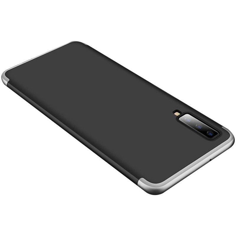 

Пластикова накладка GKK LikGus 360 градусів (орр) на Samsung A750 Galaxy A7 (2018) (Чорний / Срібний) 896147