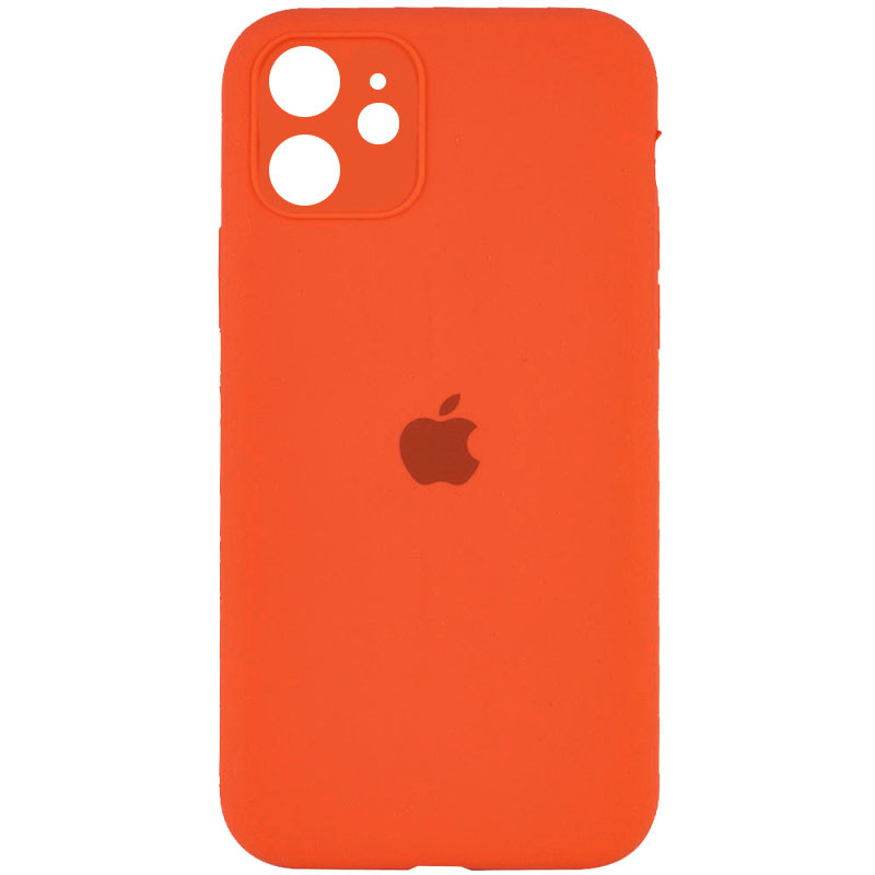 Чохол Silicone Case Full Camera Protective (AA) на Apple iPhone 11 (6.1") (Помаранчевий / Kumquat)