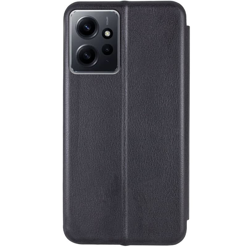 Фото Кожаный чехол (книжка) Classy для Xiaomi Redmi Note 12 4G (Черный) на vchehle.ua