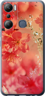 

Чехол Розовые цветы для Infinix Hot 20i 1695325