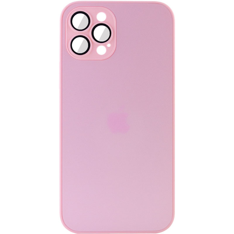Чехол TPU+Glass Sapphire matte case для Apple iPhone 13 Pro Max (6.7") (Chanel Pink)