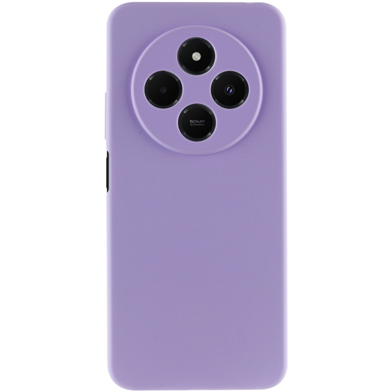 Фото Чохол Silicone Cover Lakshmi Full Camera (AA) на Xiaomi Redmi 14C / Poco C75 (Бузковий / Dasheen) на vchehle.ua