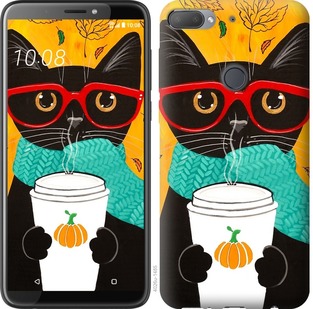 

Чехол Осенний кот для HTC Desire 12 Plus 669737