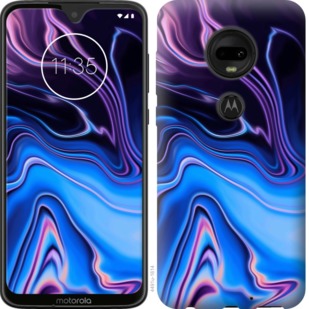 

Чехол Узор воды для Motorola Moto G7 Plus 752779
