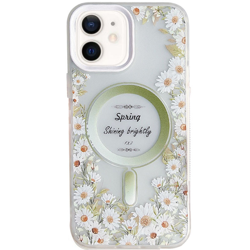 TPU+PC чехол Tenderness with Magnetic Safe для Apple iPhone 12 (6.1") (Enjoy spring)