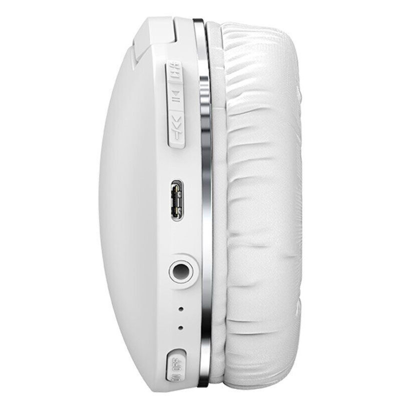 Накладные беспроводные наушники Baseus Encok Wireless headphone D02 Pro (NGTD01030) (White) в магазине vchehle.ua