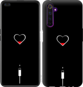 Чехол Подзарядка сердца для Realme 6 Pro
