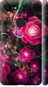 Чехол Абстрактные цветы 3 для Google Pixel 3 XL