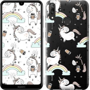 

Чехол Единорог и кофе для Huawei Y7 Prime (2019) 841089