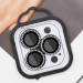 Фото Защитное стекло Metal Shine на камеру (в упак.) для Apple iPhone 12 Pro / 11 Pro / 11 Pro Max (Темно-Серый / Graphite) на vchehle.ua