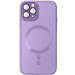Чехол TPU+Glass Sapphire Midnight with Magnetic Safe для Apple iPhone 13 Pro (6.1") (Сиреневый / Lilac)