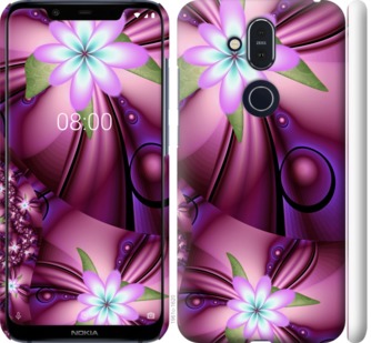 

Чохол Цветочная мозаика для Nokia 8.1 763107