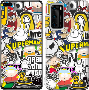 

Чохол Popular logos на Huawei P40 932079