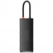 Фото Переходник HUB Baseus Lite Series 5in1 (Type-C to HDMI + 3xUSB 3.0 + PD) (WKQX04) (Черный) в магазине vchehle.ua