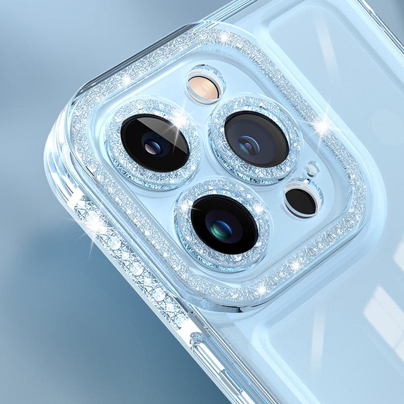 Чехол TPU Starfall Clear для Apple iPhone 12 Pro (6.1") (Голубой) в магазине vchehle.ua
