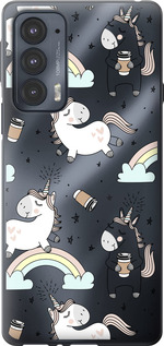 

Чехол Единорог и кофе для Motorola Edge 20 1607483