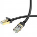 Фото Дата кабель Hoco US02 Level pure copper gigabit ethernet (1m) (Black) на vchehle.ua