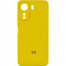 Чохол Silicone Cover Lakshmi Full Camera (AAA) with Logo на Xiaomi Redmi 13C / Poco C65 (Жовтий / Yellow)