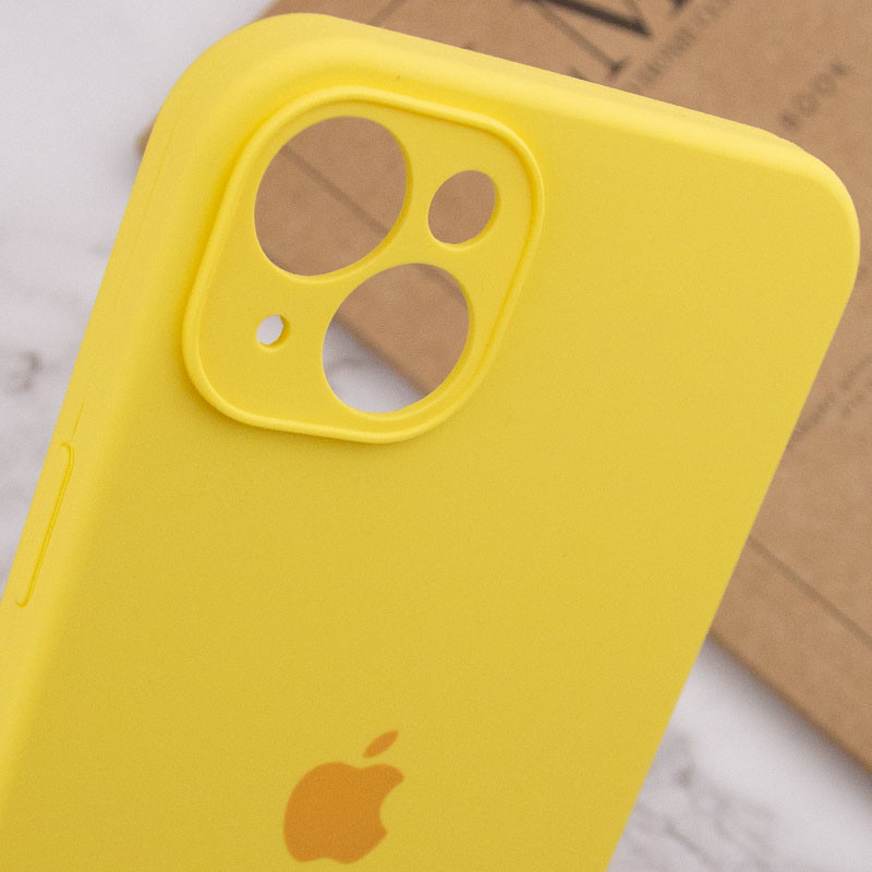 Заказать Чехол Silicone Case Full Camera Protective (AA) для Apple iPhone 14 (6.1") (Желтый / Yellow) на vchehle.ua