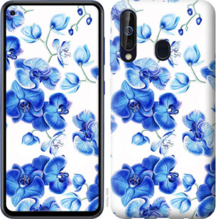

Чехол Голубые орхидеи для Samsung Galaxy A60 2019 A606F 742092