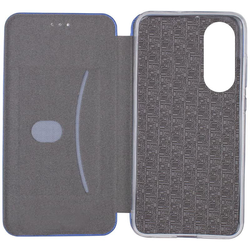 Фото Шкіряний чохол-книжка Classy на Oppo A78 4G (Синій) в маназині vchehle.ua