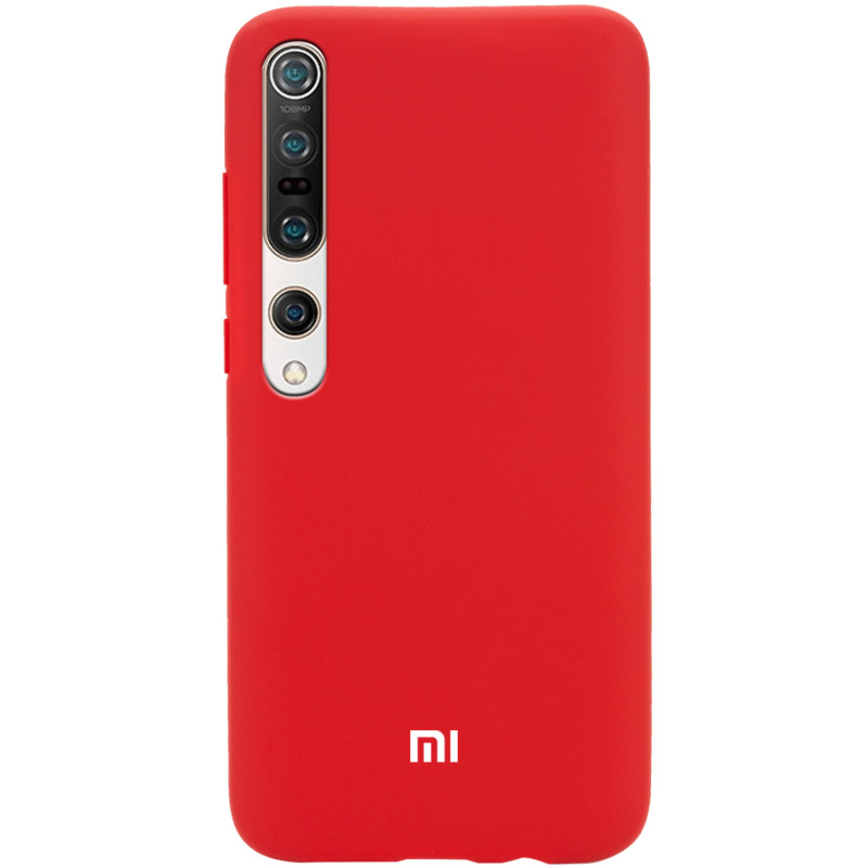 

Чохол Silicone Cover Full Protective (AA) для Xiaomi Mi 10 Pro (Червоний / Dark Red) 895294