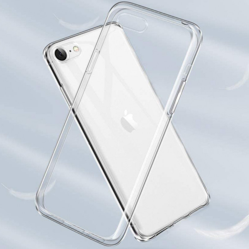 Фото TPU чехол Epic Transparent 1,0mm для Apple iPhone SE (2020) / 7 / 8 / SE (2022) (Бесцветный (прозрачный)) на vchehle.ua