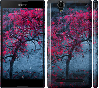 

Чехол Дерево с яркими листьями для Sony Xperia T2 Ultra Dual D5322 736386