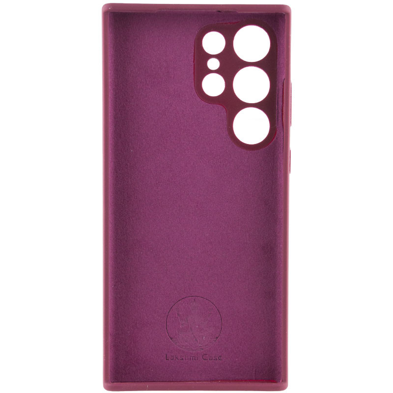 Фото Чохол Silicone Cover Lakshmi Full Camera (AAA) на Samsung Galaxy S25 Ultra (Бордовий / Plum) в маназині vchehle.ua