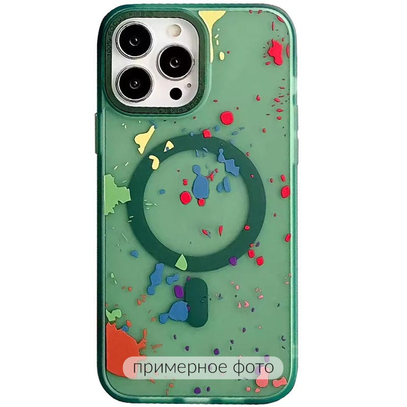Чохол TPU+PC Flush with Magnetic Safe на Samsung Galaxy S25 Ultra (Dark green)