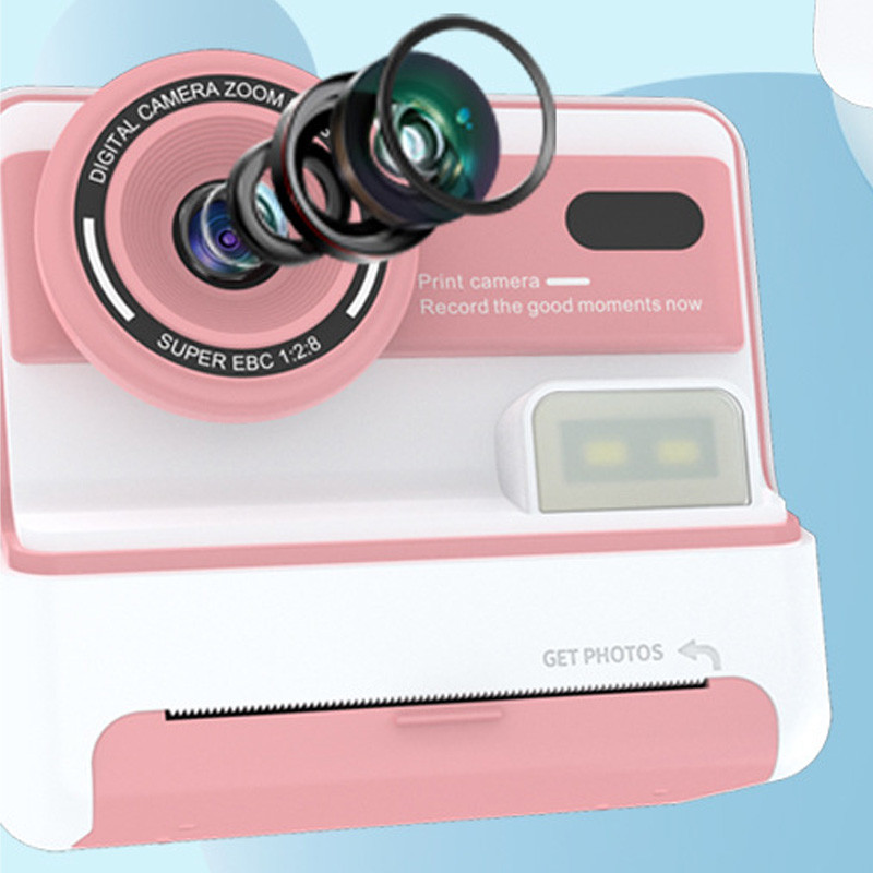 Фото Дитяча фотокамера моментального друку D101 (Pink) на vchehle.ua