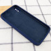 Фото Чехол Silicone Case Square Full Camera Protective (AA) для Apple iPhone XS / X (5.8") (Темно-синий / Midnight blue) в магазине vchehle.ua