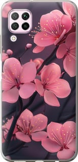 Чехол Пурпурная сакура для Huawei Nova 6SE