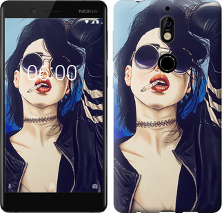 

Чехол Девушка на стиле для Nokia 7 644005