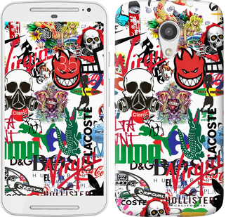 

Чохол Many different logos на Motorola Moto G2 638182