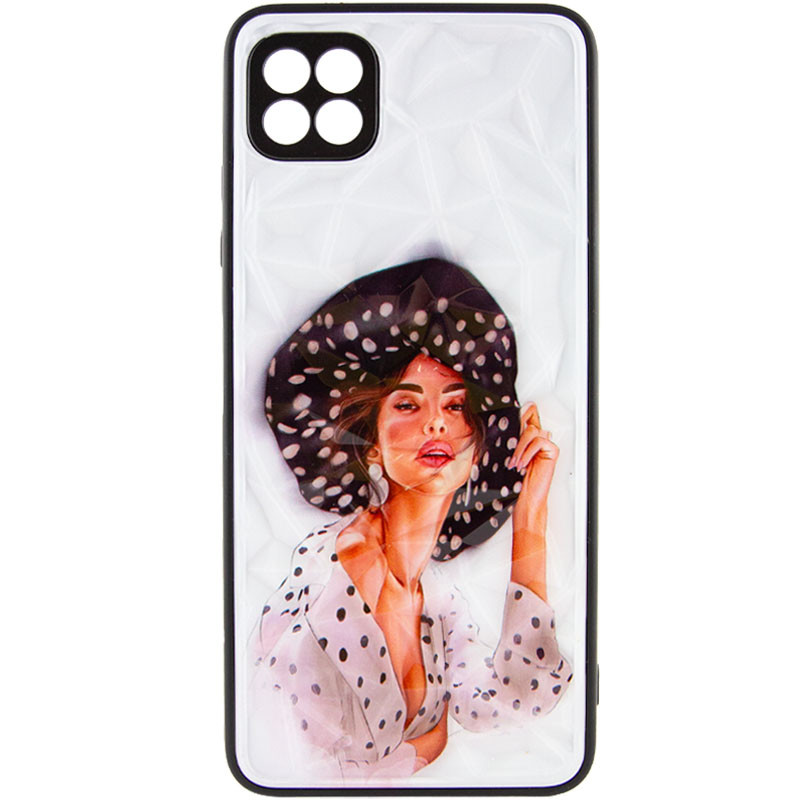 Фото TPU+PC чохол Prisma Ladies на Samsung Galaxy A22 5G (Girl in a hat) на vchehle.ua