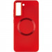 Фото TPU чехол Bonbon Metal Style with Magnetic safe для Samsung Galaxy S22 (Красный / Red) на vchehle.ua