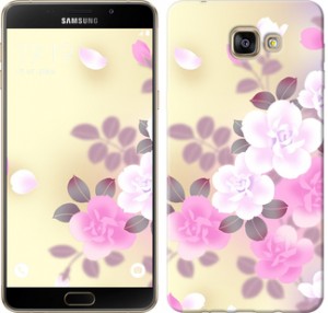 Чохол Японські квіти на Samsung Galaxy A9 A9000
