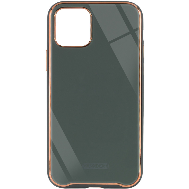 

TPU + Glass чохол Venezia на iPhone 11 Pro Max (Зелений / Pine green) 923329