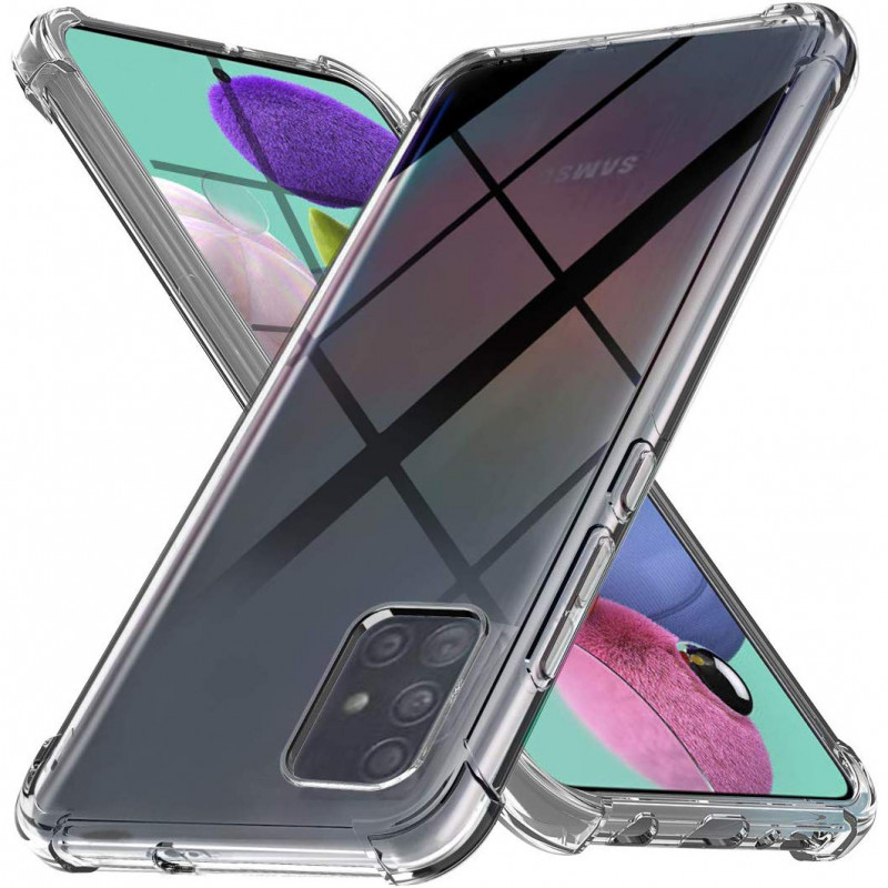 TPU чохол Epic Ease з посиленими кутами на Samsung Galaxy A51 (Прозорий / Transparent)