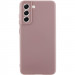 Чехол TPU GETMAN Liquid Silk Full Camera для Samsung Galaxy S21 (Розовый / Pink Sand)