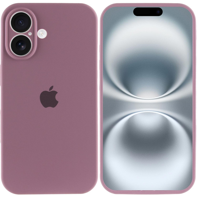 Фото Чохол Silicone Case Full Camera Protective (AA) на Apple iPhone 16 (6.1") (Ліловий / Lilac Pride) на vchehle.ua