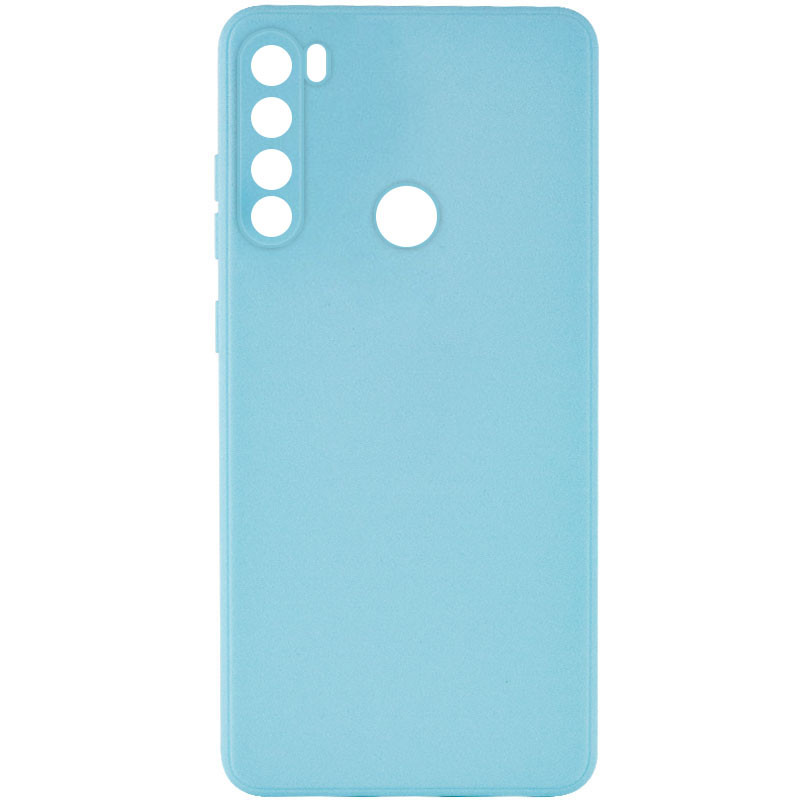 Силиконовый чехол Candy Full Camera для Xiaomi Redmi Note 8 (Бирюзовый / Turquoise)