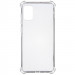 TPU чохол GETMAN Ease logo посилені кути на Samsung Galaxy A71 (Прозорий / Transparent)
